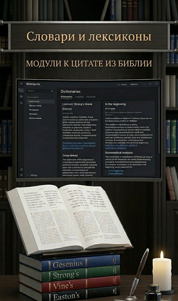 Словари и лексиконы — модули для Цитаты из Библии