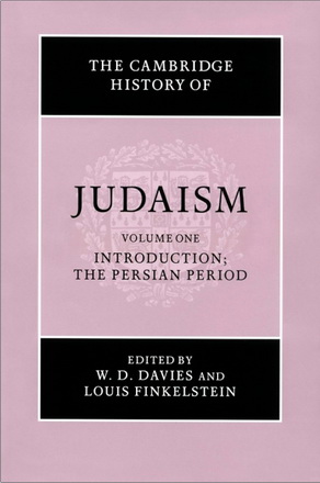 The Cambridge History of Judaism – Volume 1