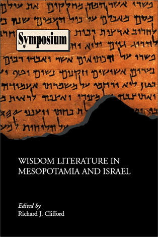 Wisdom Literature in Mesopotamia and Israel 