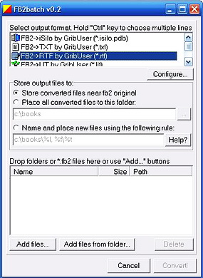 Конвертор из Fb2 формата в EPUB
