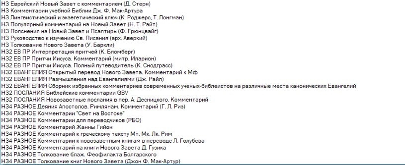  63 комментария к Библии 