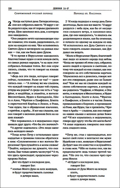 Новый Завет - Современный русский перевод - Перевод епископа Кассиана