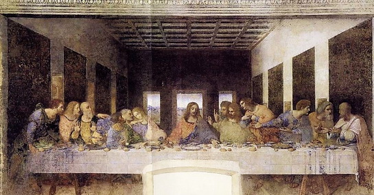 Леонардо да Винчи Тайная вечеря