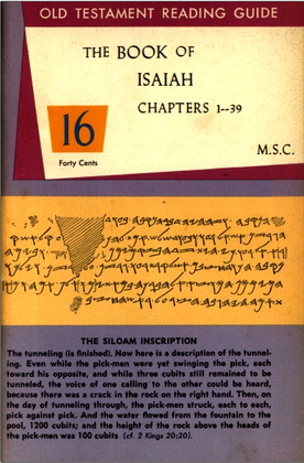The Book of Isaiah, Chapters 1-39